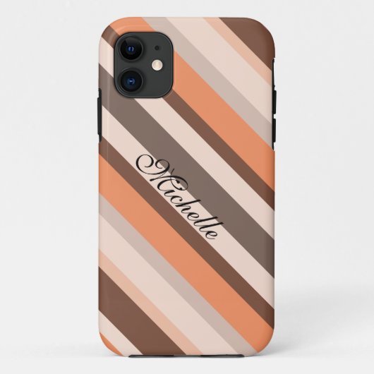 Vanilla Melon Stripes Case-Mate iPhone Case (Achterkant)