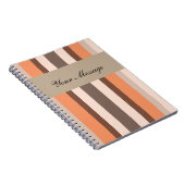 Vanilla Melon Stripes Notitieboek (Rechterzijde)