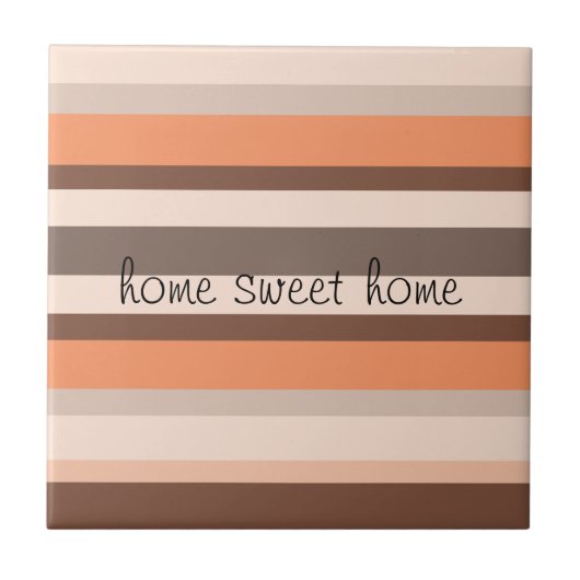 Vanilla Melon Stripes Tegeltje (Voorkant)