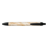 Vanilla Milkshake Marble Texture Zwarte Inkt Pen (Achterkant)