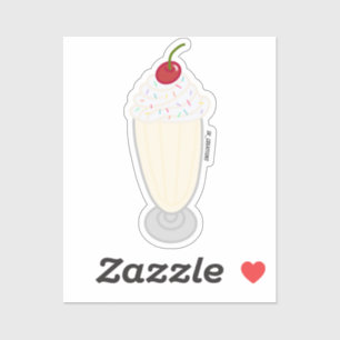 Vanilla Milkshake Sticker