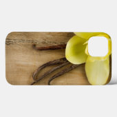Vanilla Pods and Flower over Wooden Background Case-Mate iPhone Case (Achterkant (horizontaal))