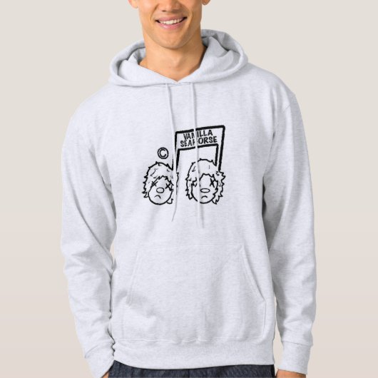 Vanilla Seahorse hoodie (Voorkant)