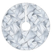 Vanilla Silver Confetti Glitzy Glam Christmas Kerstboom Rok (Voorkant)