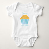 Vanilla Sprinkles Cupcake Babyware Romper (Voorkant)
