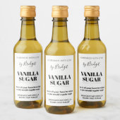 Vanilla Sugar Label AF_01sq Wijn Etiket (Flessen)