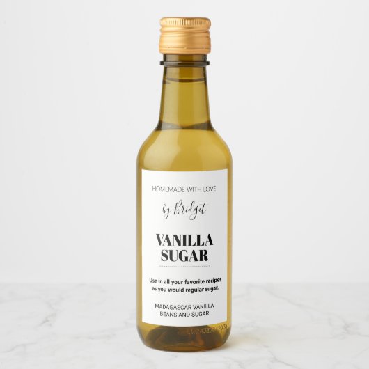 Vanilla Sugar Label AF_01sq Wijn Etiket (Voorkant)