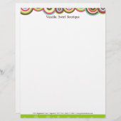 Vanilla Swirl Letterhead Persoonlijk Briefhoofd (Voorkant / Achterkant)