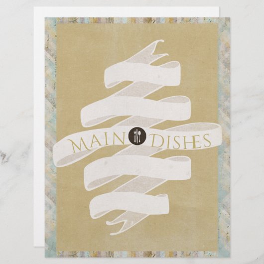 Vanilla Swirl Recipe Divider (twee woorden) (Voorkant / Achterkant)