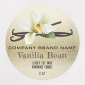 Vanille Bean Spice Labels (Design 2)