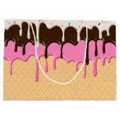 vanille chocolade-aardbeienijs groot cadeauzakje (Achterkant)