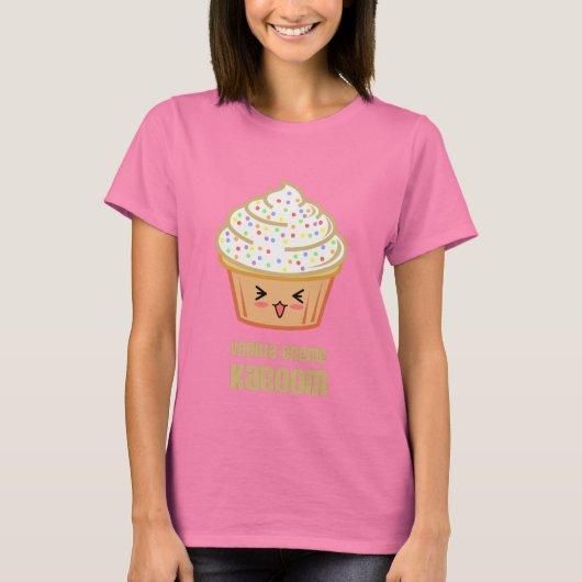vanille creme kaboom t-shirt (Voorkant)