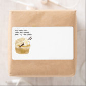 Vanille Cupcake Etiket (Insitu)