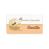 Vanille Cupcake Labels (Voorkant)