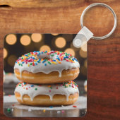 Vanille Donuts Sleutelhanger (Achterkant)