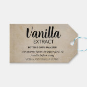 vanille-extract Label VE001_04RT Cadeaulabel (Voorkant (Horizontaal))