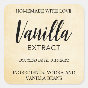 Vanille Extract Label VE003_02sq