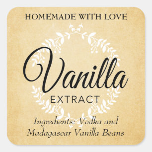 Vanille Extract Labels VE025_01sq