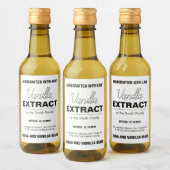 Vanille-extract moderne label sticker VLL1rt (Flessen)