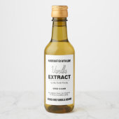 Vanille-extract moderne label sticker VLL1rt (Voorkant)