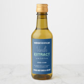 Vanille-extract moderne label sticker VLL1rt (Voorkant)