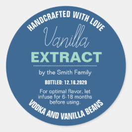 Vanille-extract moderne label sticker VLL1rt