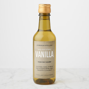 Vanille Extract VE006_04wnt Pas de bewoordingen aa Wijn Etiket
