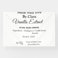 Vanille-extract zelfgemaakt ingrediënten toevoegen