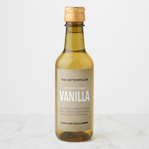 vanille-extractielabel VE006_1 Wijn Etiket