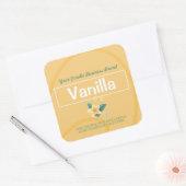 Vanille Jaune Style Soy Moderne Bougies Étiquette (Enveloppe)