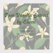  vanille orchidee, vanille extract labels (Design 2)