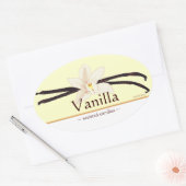  vanille ovale Sticker (Envelop)