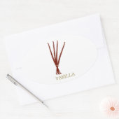 vanille ovale sticker (Envelop)