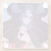 Vanitas Jeanne Onderzetter door KamiSama Glazen Onderzetter (Achterkant)