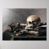 Vanitas, Pieter Claesz Poster (Voorkant)