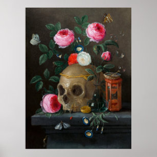 Vanitas Stilleven (ca.1665–1670)  Poster