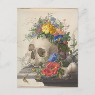 Vanitas Stilleven door Herman Henstenburgh Briefkaart