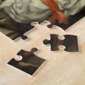 Vanitas, The Old Coquette van Bernardo Strozzi Legpuzzel (Zijkant)