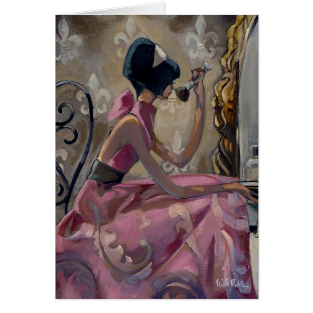 Vanité de rose de poudre de Trish Biddle (Devant)