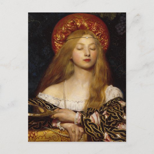 Vanity - A Medieval Maiden Briefkaart (Voorkant)