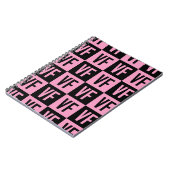 Vanity Fur Mag VF Roze Notitieboek (Linkerzijde)