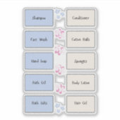 Vanity Items Organisatie Vinyl Labels (Voorkant)