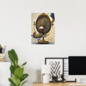 Vanity - Pop surrealisme Vogels schilderen Poster (Thuiskantoor)