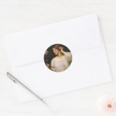 Vanity van John William Waterhouse Ronde Sticker (Envelop)