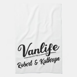 "VanLife" op maat Theedoek