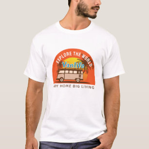 Vanlife verkent de wereld t-shirt
