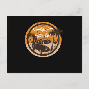 Vanlife voor een beter leven briefkaart