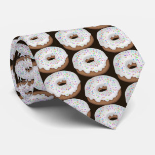 Vannerie arrosée de vanille glacée beignet cravate