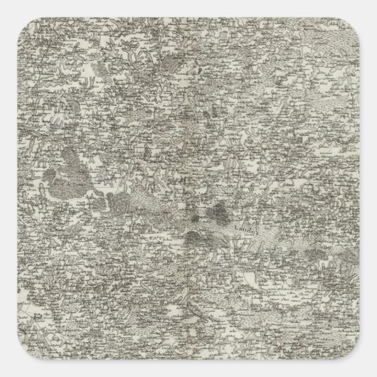 Vannes Vierkante Sticker (Voorkant)