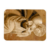 Vanni Annunciation Angel CC0591 kerstmagneet Magneet (Horizontaal)